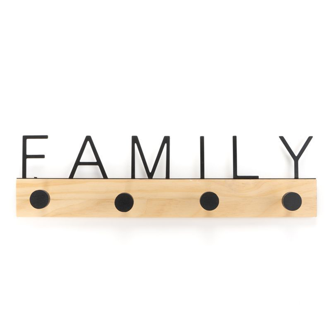 Perchero pared Family