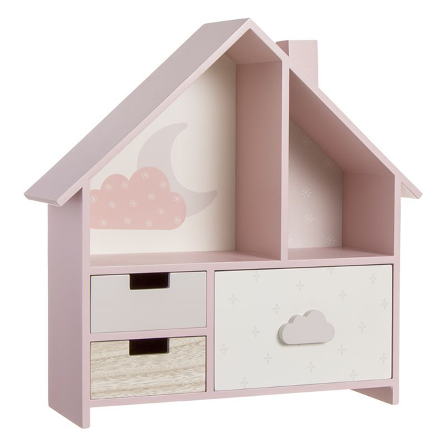 Estante Casita Rosa