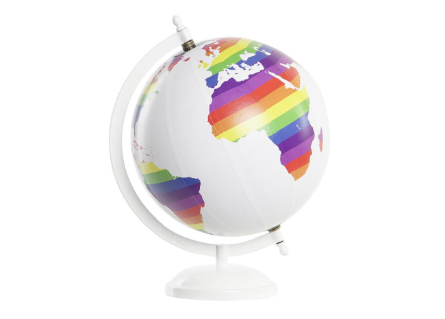 Globo terraqueo LGTBI 