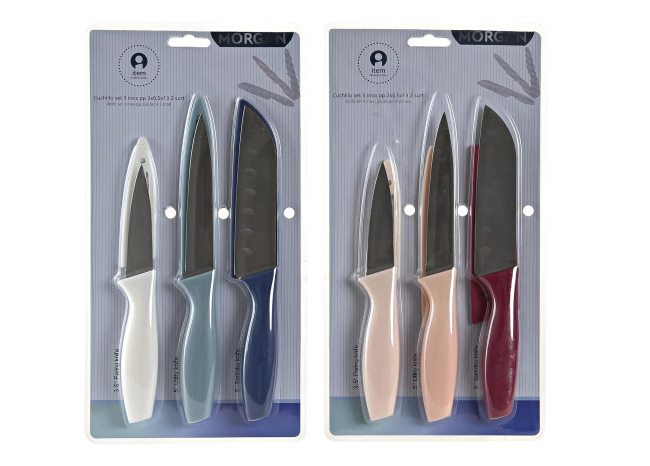 set 3 cuchillos COLORS