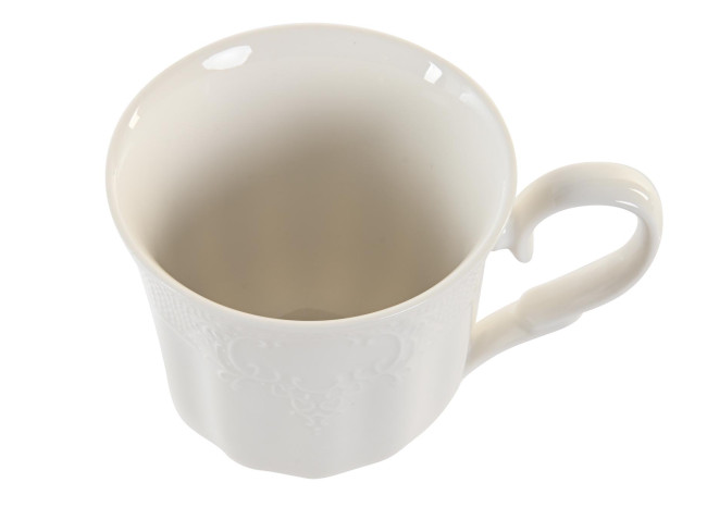 Set 4 tazas con soporte MATHEU