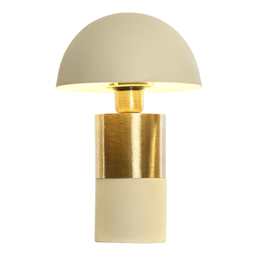 Lámpara SETA crema-oro