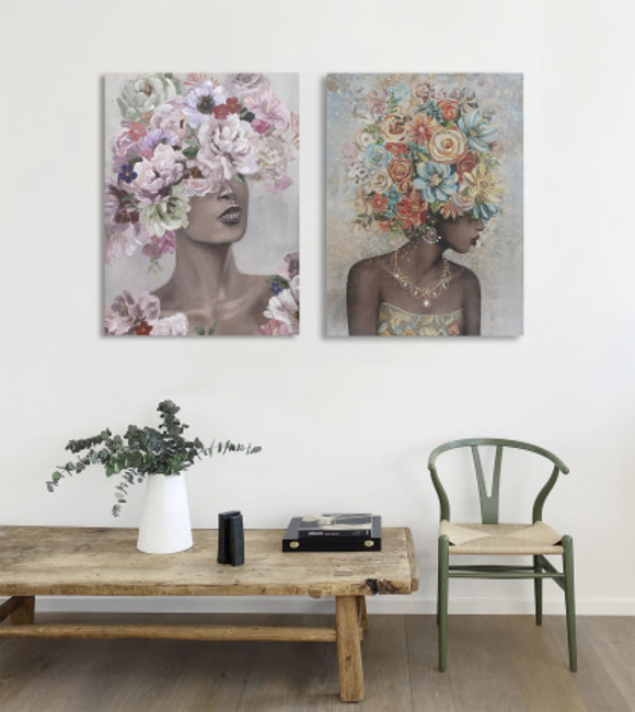Cuadro mujer FLOWER