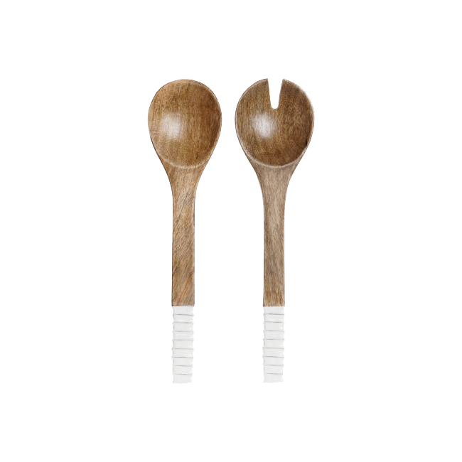 Set utensilios madera LARRY