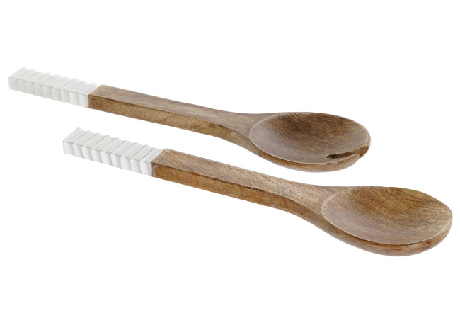 Set utensilios madera LARRY