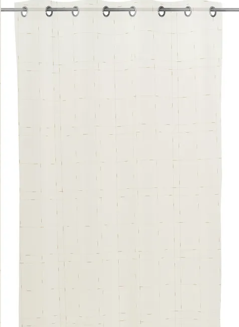 Cortina TRACES blanco -oro