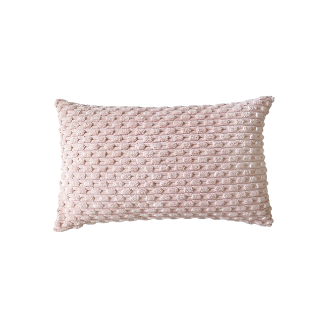 Cojín MULLIDO rosa 30X50 