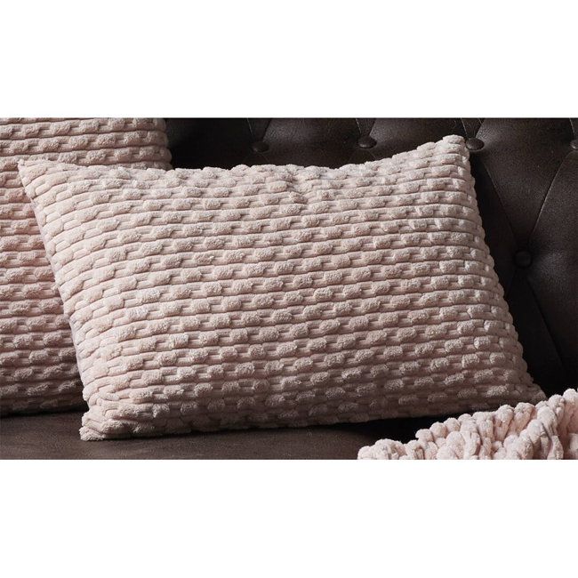 Cojín MULLIDO rosa 30X50 