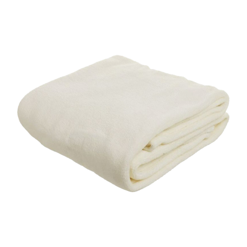 Manta MICROFIBER crudo grande