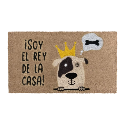 Felpudo PERRO REY DE LA CASA 