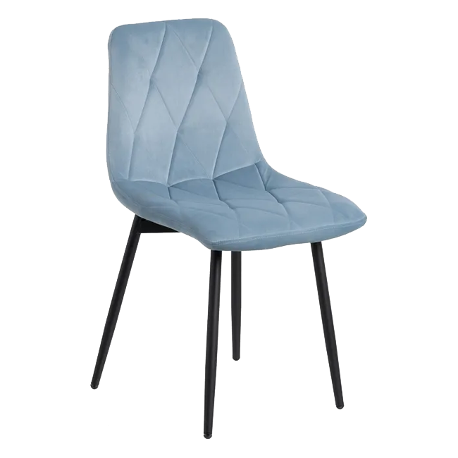 Silla ZAGREB azul hielo 