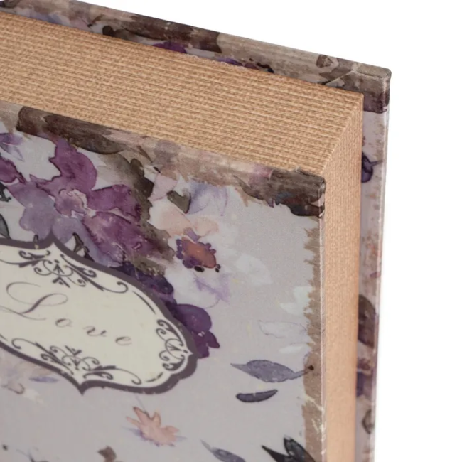 Caja libros LILAS