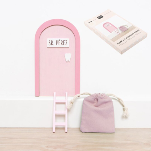Puerta RATONCITO PEREZ rosa 