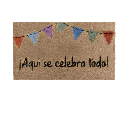 Felpudo AQUI SE CELEBRA TODO