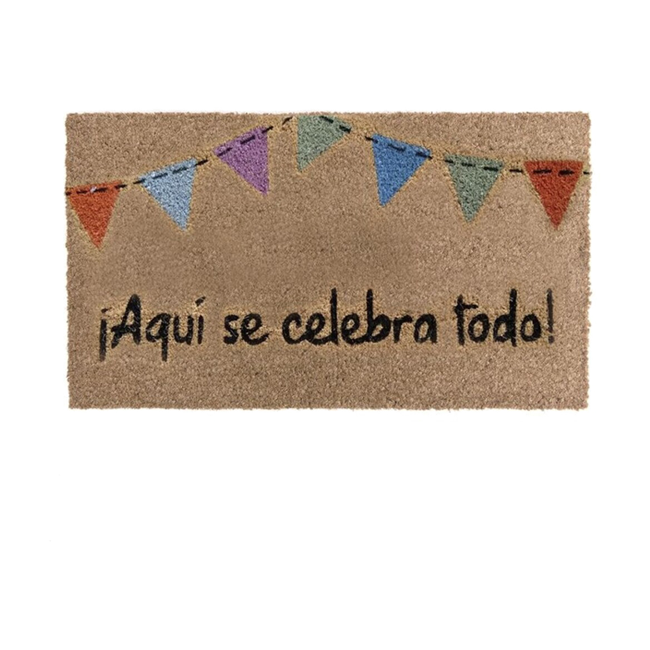 Felpudo AQUI SE CELEBRA TODO