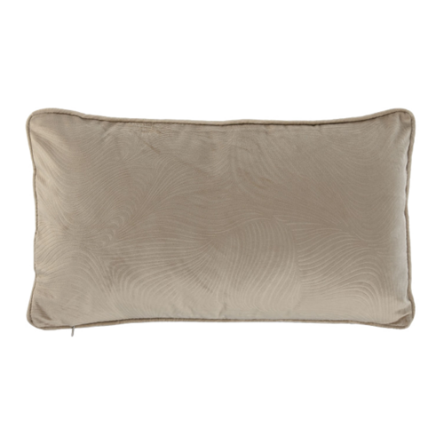 Cojín JAQUARD beig rectangular