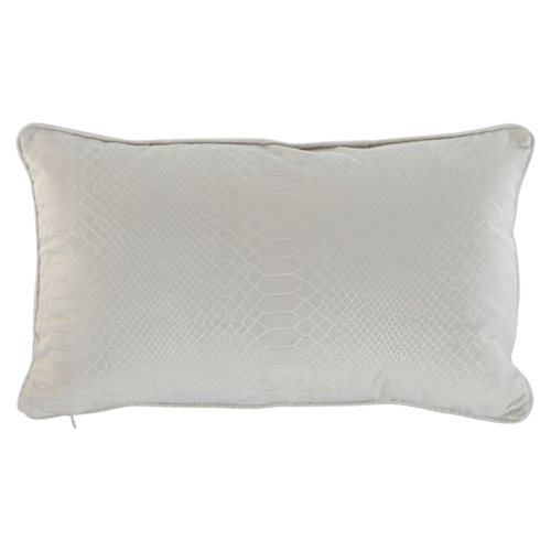 Cojín JAQUARD marfil rectangular