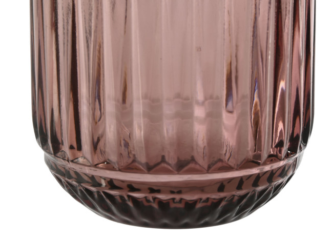 Set 6 vasos RAYADO rosa