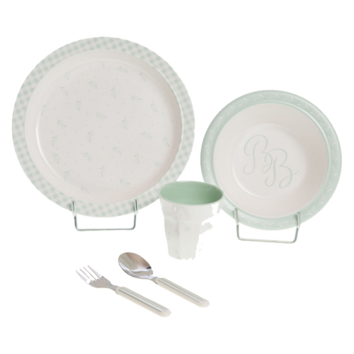 Set vajilla 5 pcs AMANDE verde