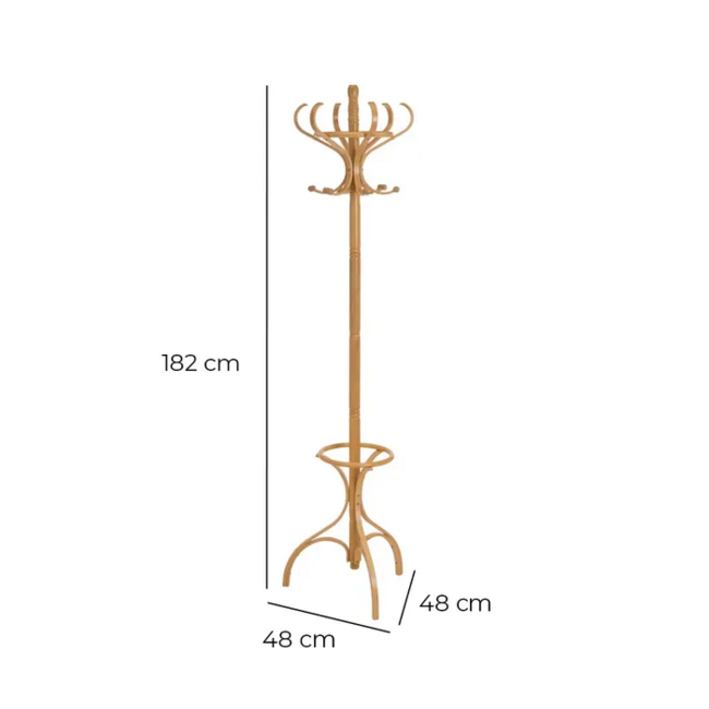 Perchero THONET roble 