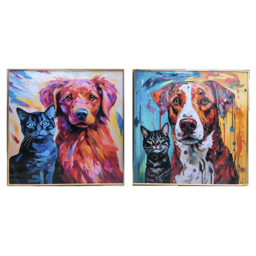 Cuadro PERRO-GATO 