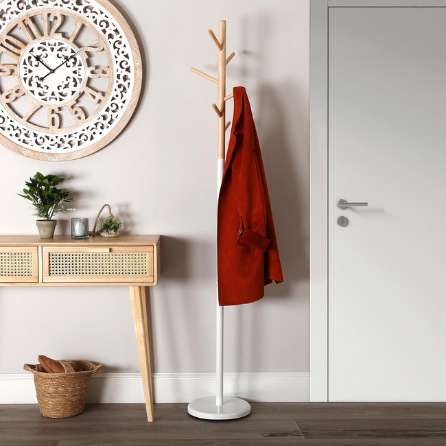 Perchero MALMÖ blanco