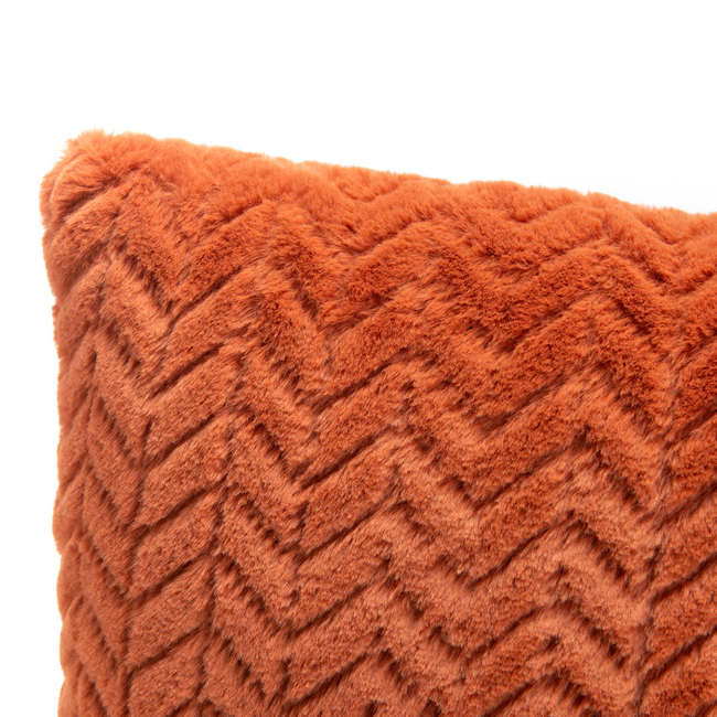 Cojín CHEVRON terracota
