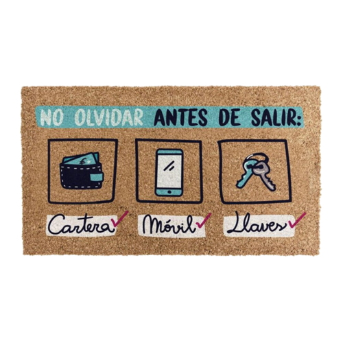 Felpudo NO OLVIDAR 