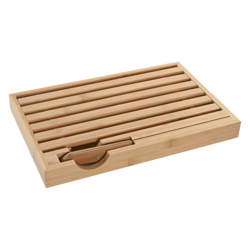 Tabla de corte con cuchillo BAMBÚ