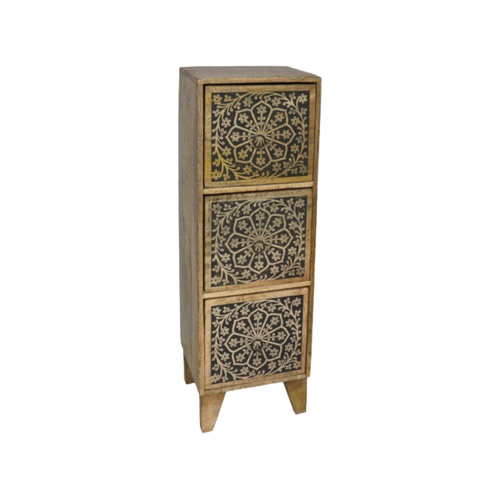 Cajonera BLACK AKEEL 3 cajones