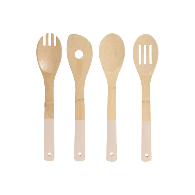 Set 4 utensilios BEIGE