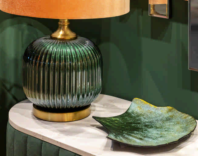 Centro cristal FEUILL pequeño