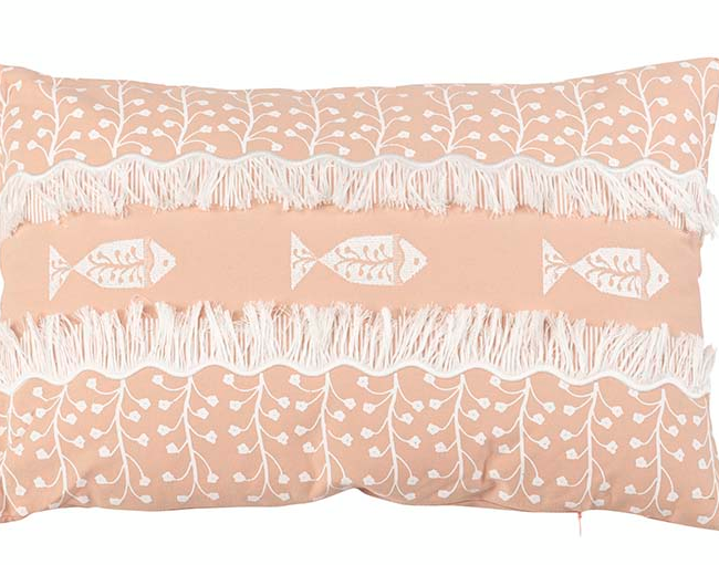 Cojín RAMPEZ rectangular rosa 