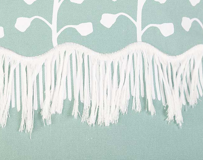 Cojín RAMPEZ cuadrado azul