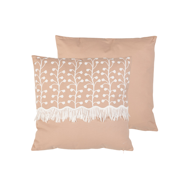 Cojín RAMPEZ cuadrado rosa