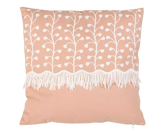 Cojín RAMPEZ cuadrado rosa