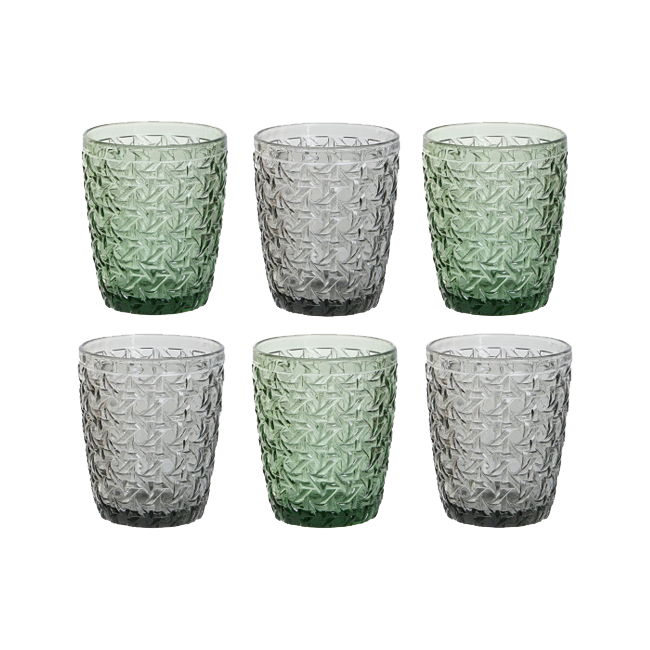 Set 6 vasos RELIEVE