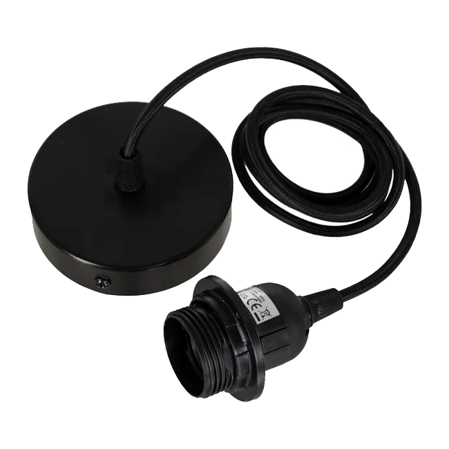 Portalámparas NEGRO