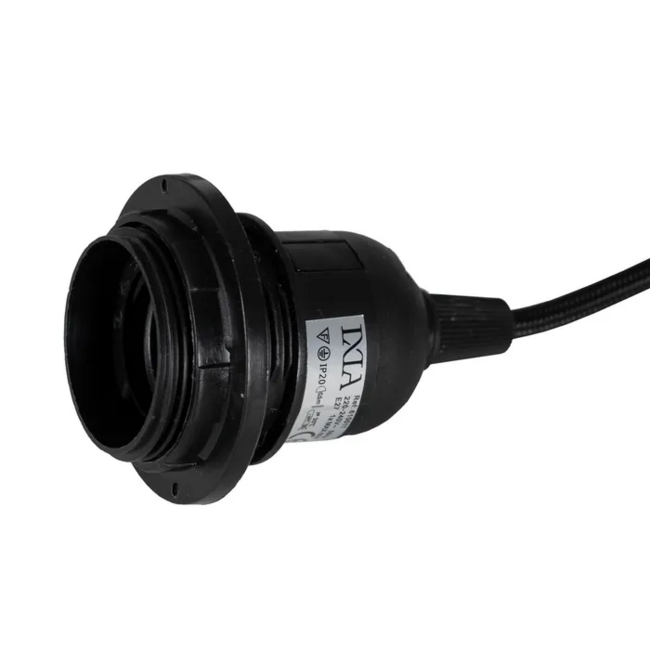 Portalámparas NEGRO