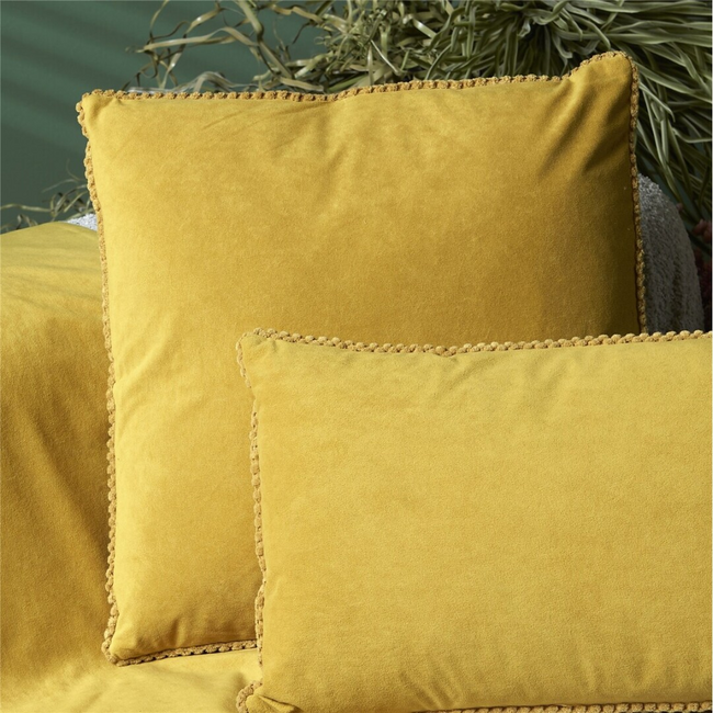 Cojín RIBETE MOSTAZA 