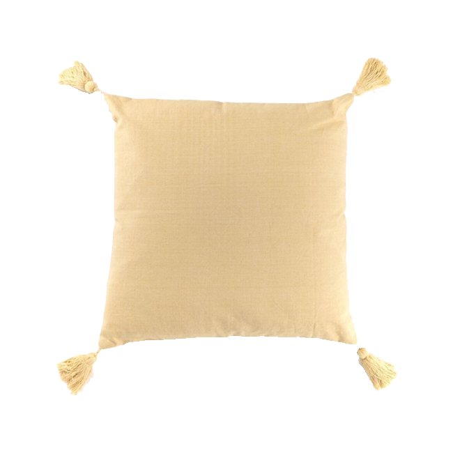 Cojín CHLOE amarillo pastel