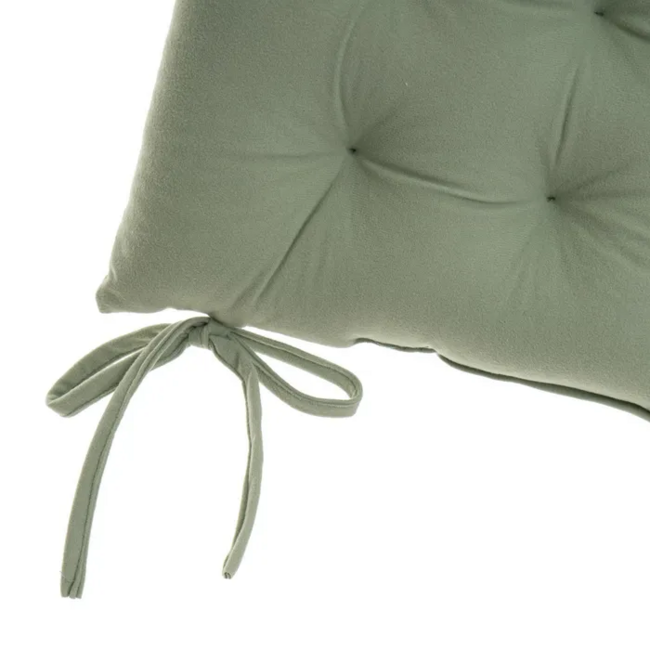 Cojín silla FAUX COTTON verde