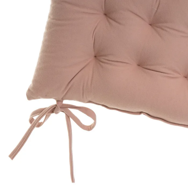 Cojín silla FAUX COTTON rosa