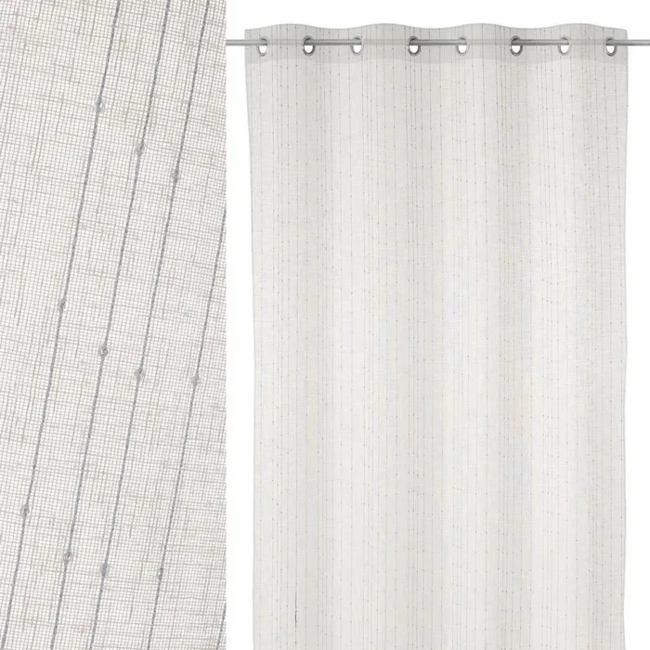 Cortina SEQUINS SILVER 140 x 260 cm