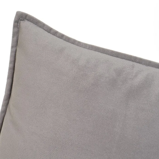 Cojín VELVET gris claro