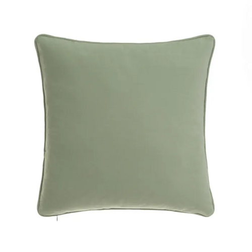 Cojín FAUX cuadrado verde