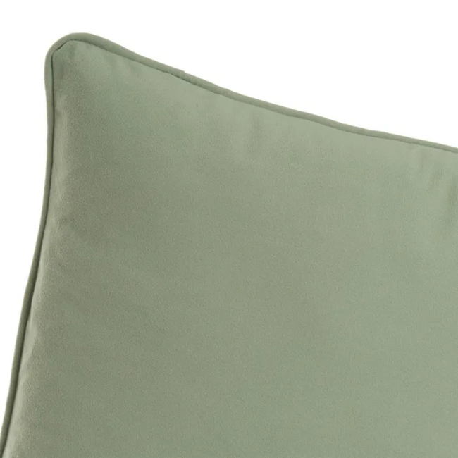 Cojín FAUX cuadrado verde