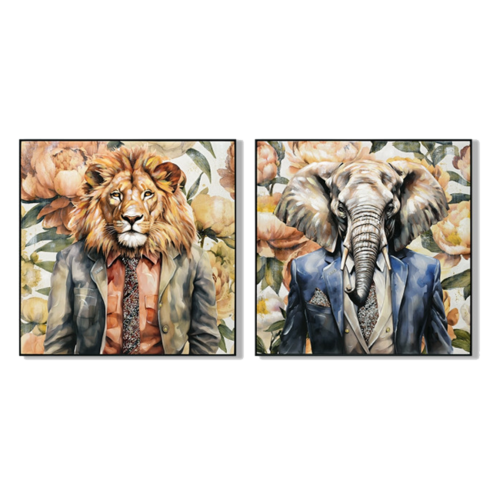 Cuadro LEON ELEFANTE