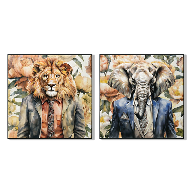 Cuadro LEON ELEFANTE