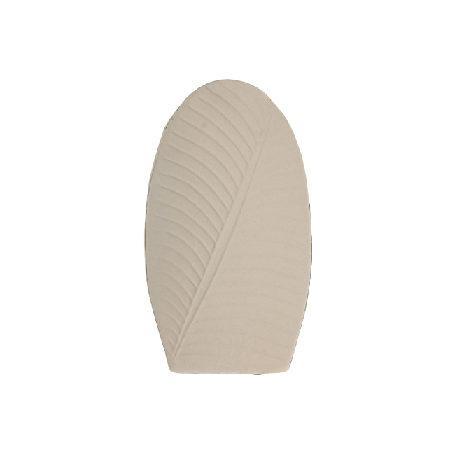 Jarrón HOJA BLANCO 